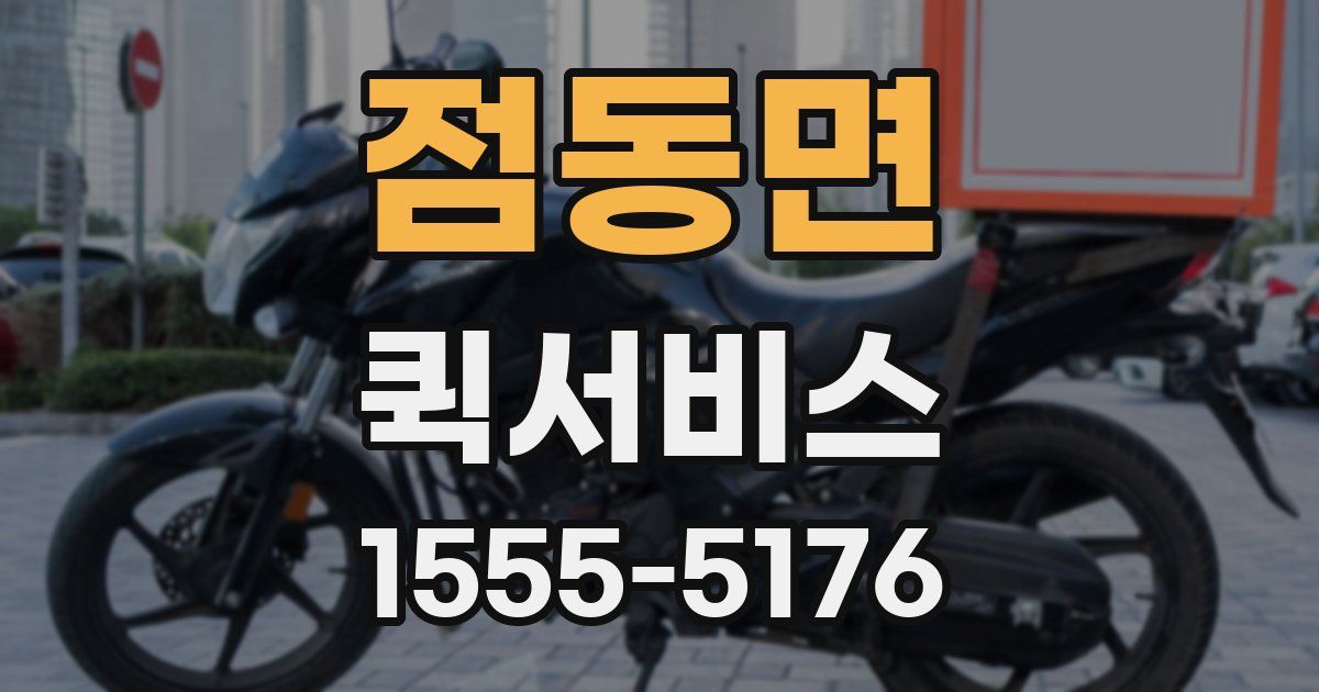 점동면 퀵서비스