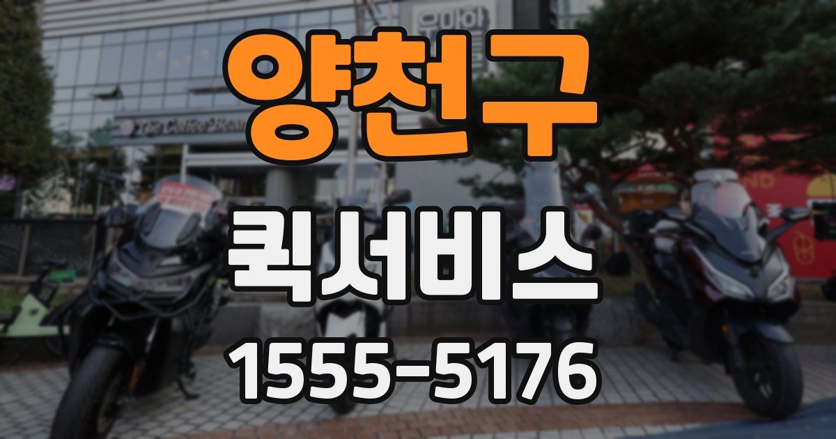 양천구 퀵서비스