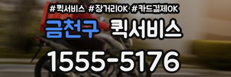 금천구 퀵서비스