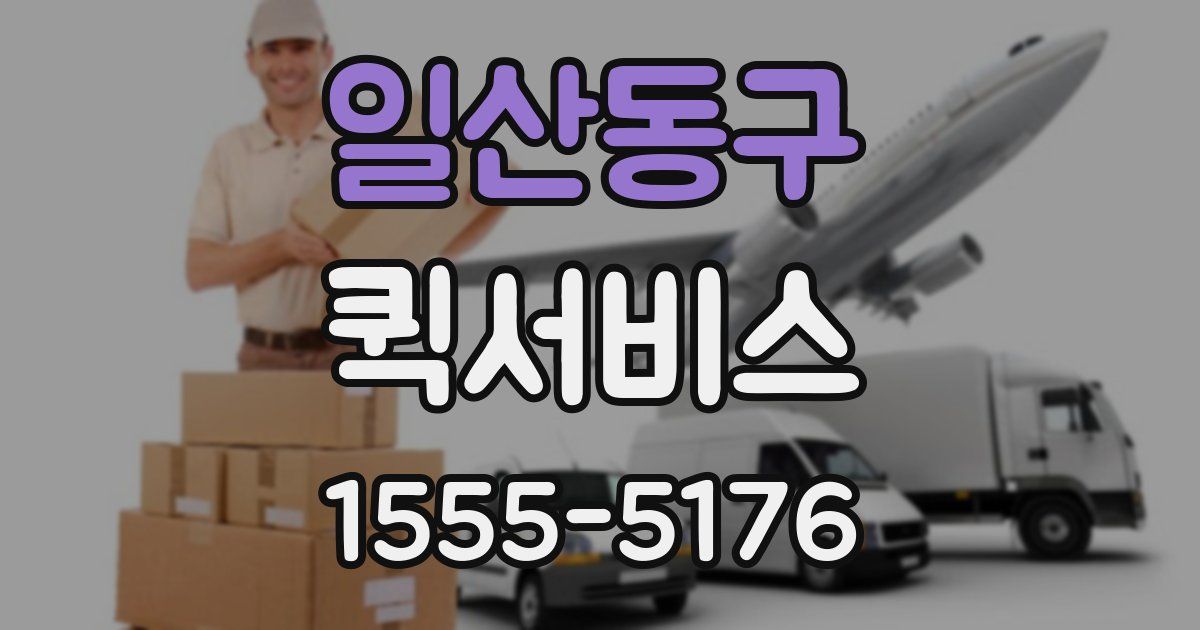 일산동구 퀵서비스