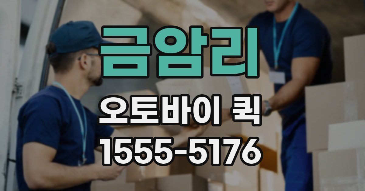 금암리 오토바이 퀵