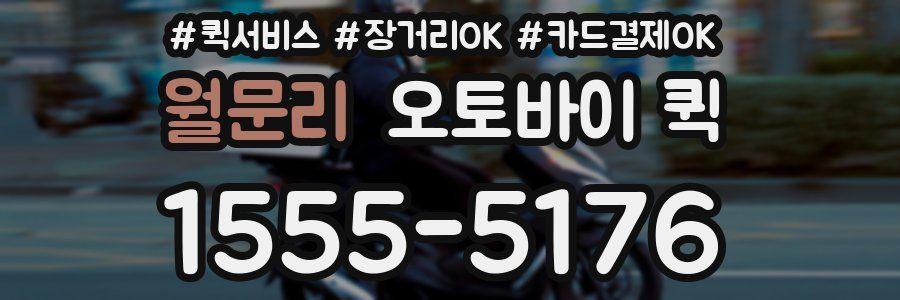 월문리 오토바이 퀵