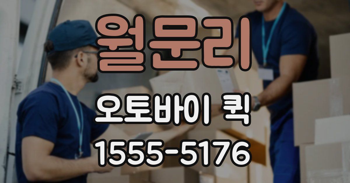 월문리 오토바이 퀵