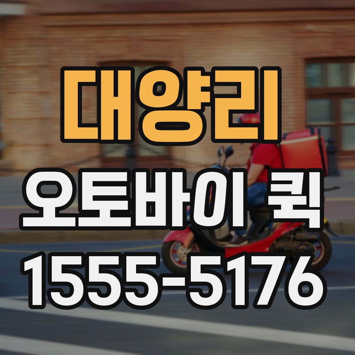 대양리 오토바이 퀵