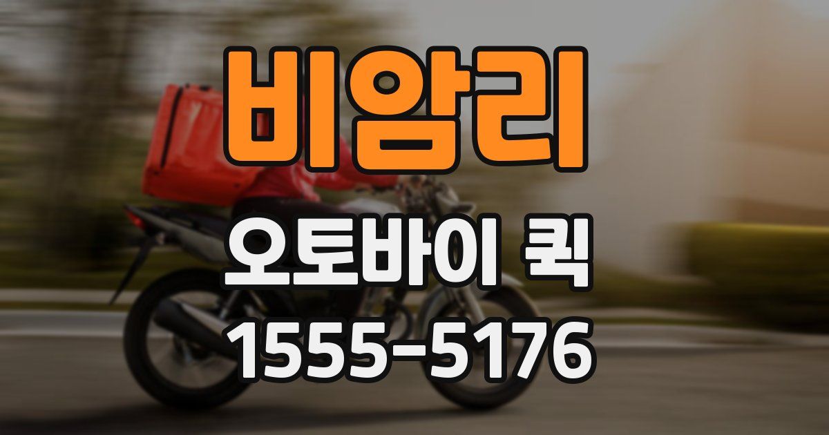 비암리 오토바이 퀵