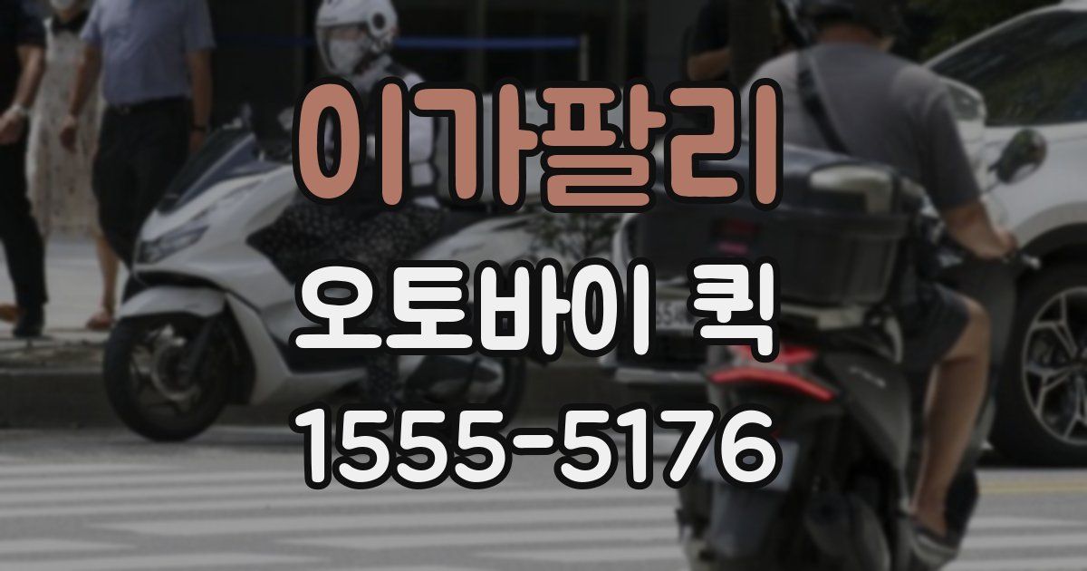 이가팔리 오토바이 퀵