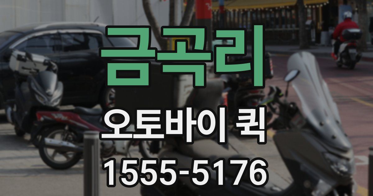 금곡리 오토바이 퀵