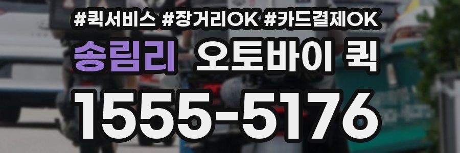 송림리 오토바이 퀵