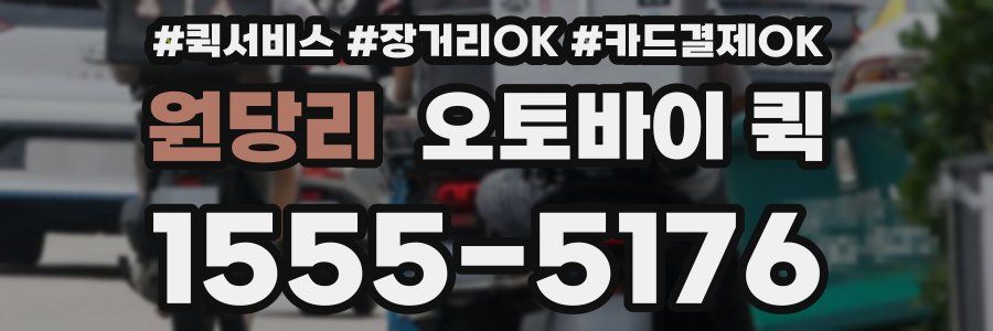 원당리 오토바이 퀵