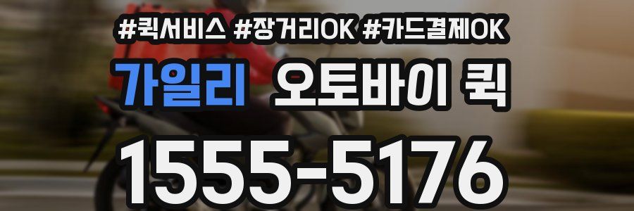 가일리 오토바이 퀵