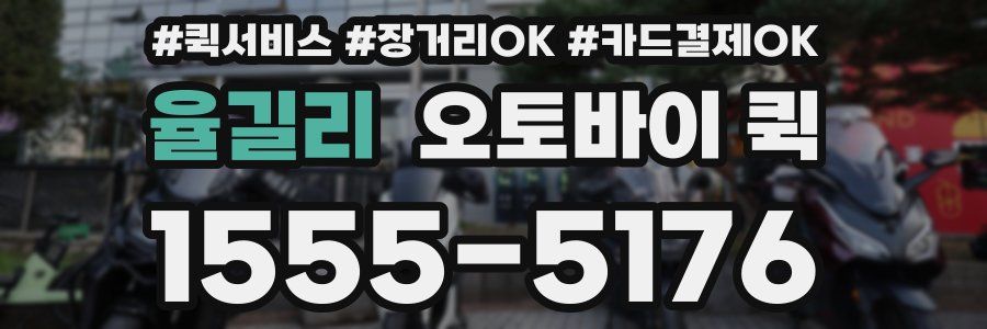 율길리 오토바이 퀵