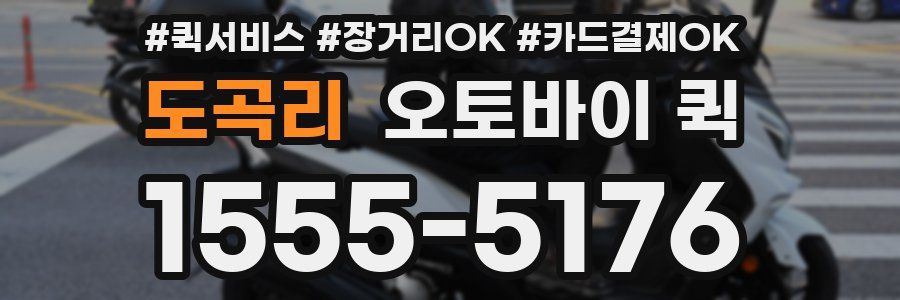 도곡리 오토바이 퀵