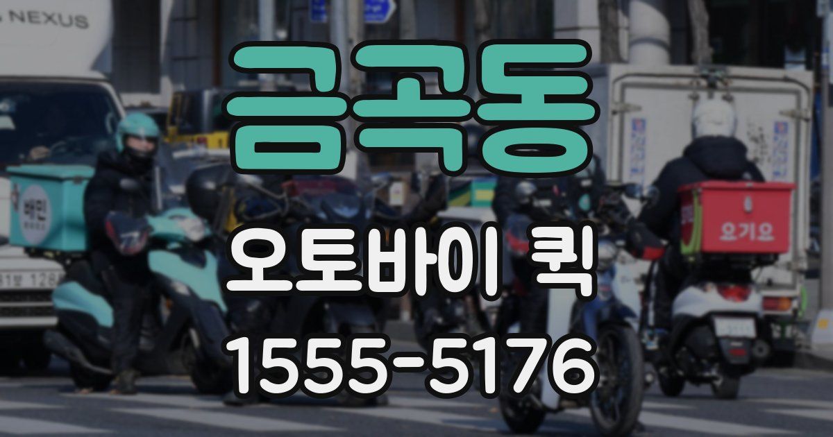 금곡동 오토바이 퀵