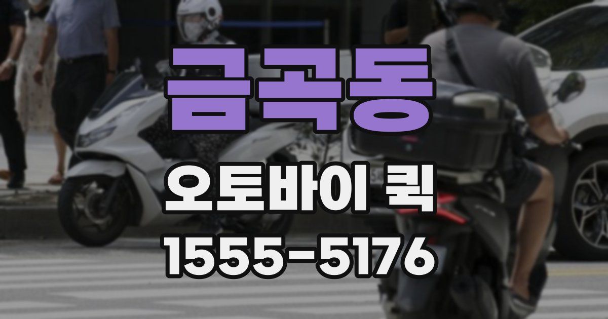 금곡동 오토바이 퀵