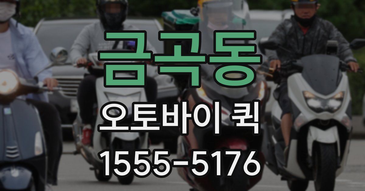 금곡동 오토바이 퀵