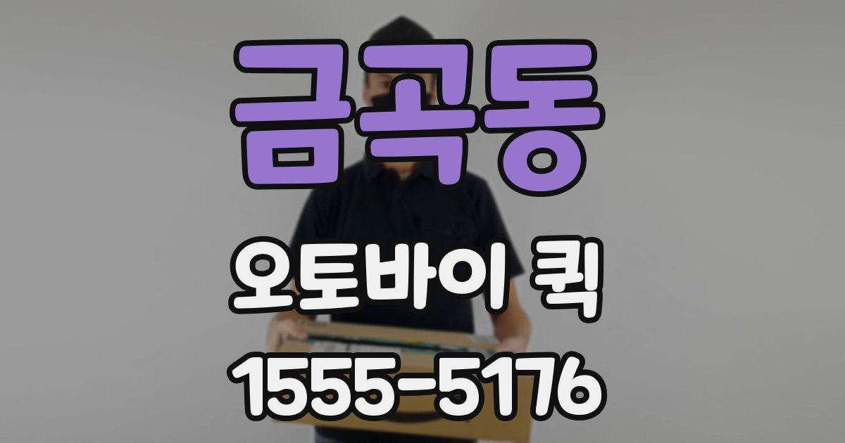 금곡동 오토바이 퀵
