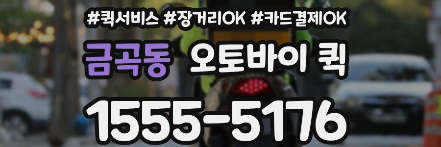 금곡동 오토바이 퀵