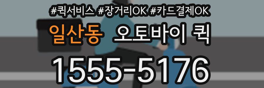 일산동 오토바이 퀵