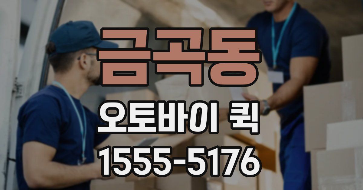 금곡동 오토바이 퀵