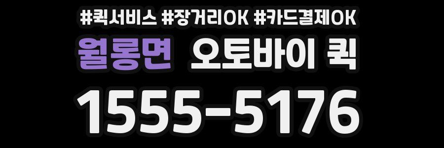 월롱면 오토바이 퀵