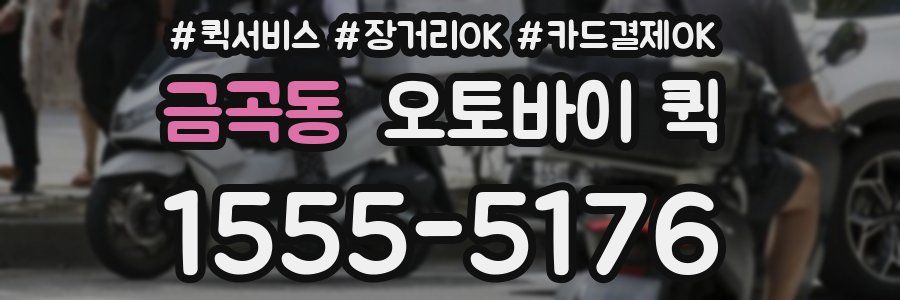 금곡동 오토바이 퀵