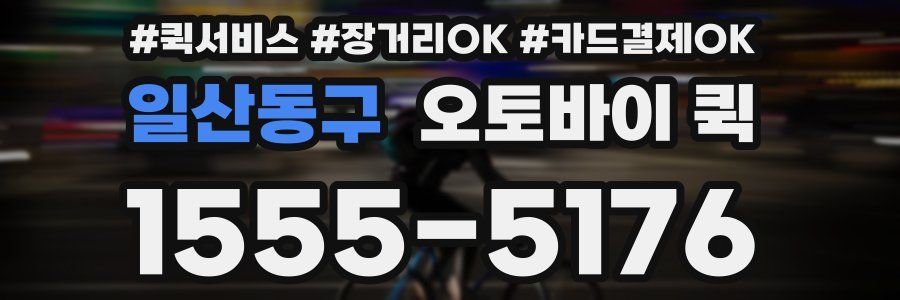 일산동구 오토바이 퀵