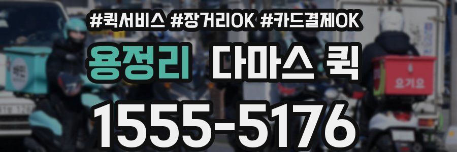 용정리 다마스 퀵