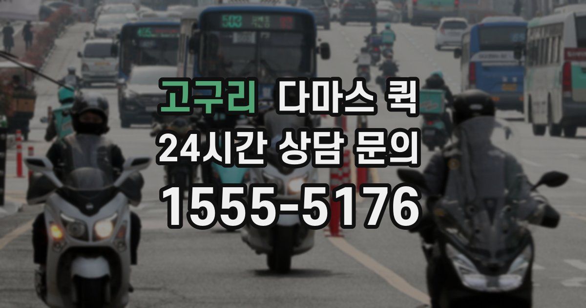 고구리 다마스 퀵