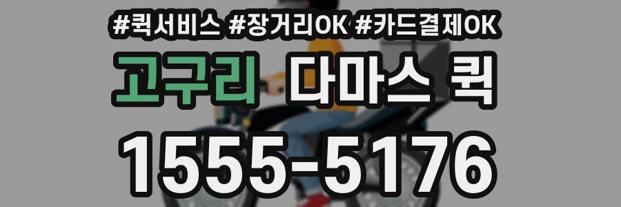 고구리 다마스 퀵