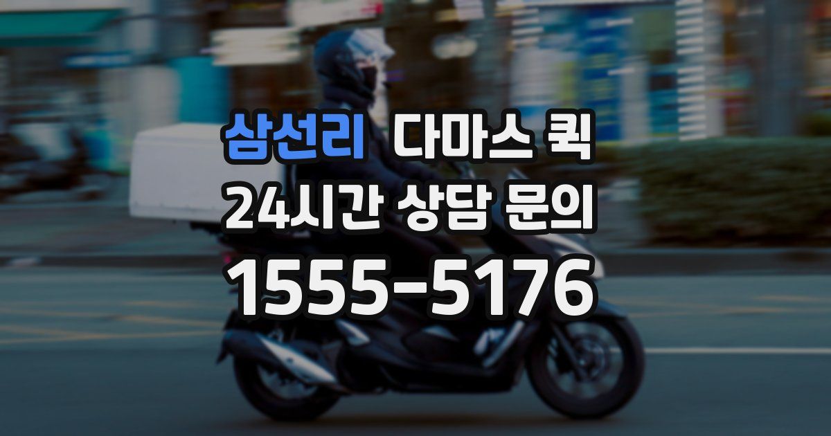 삼선리 다마스 퀵