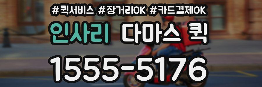 인사리 다마스 퀵