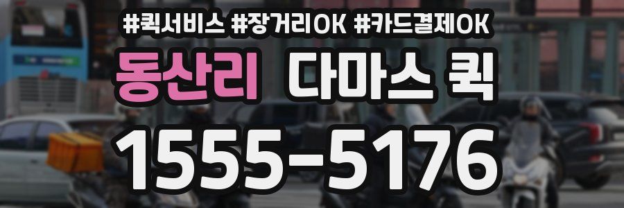 동산리 다마스 퀵