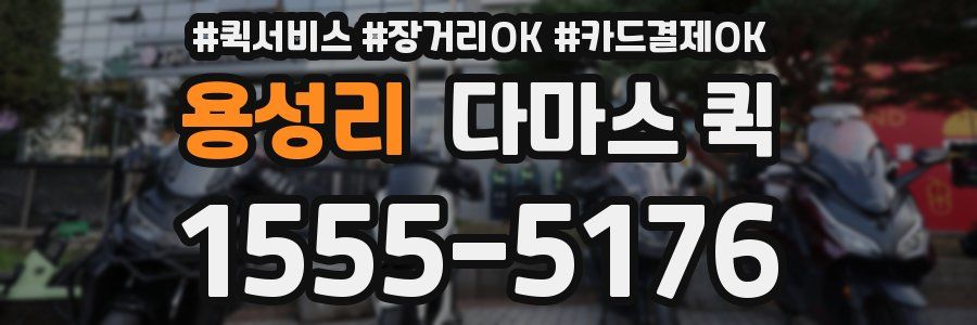 용성리 다마스 퀵