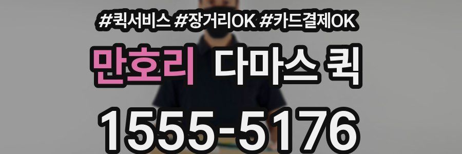 만호리 다마스 퀵
