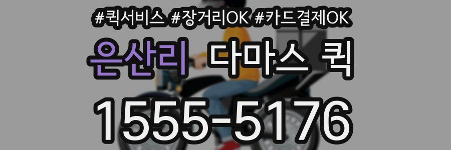 은산리 다마스 퀵