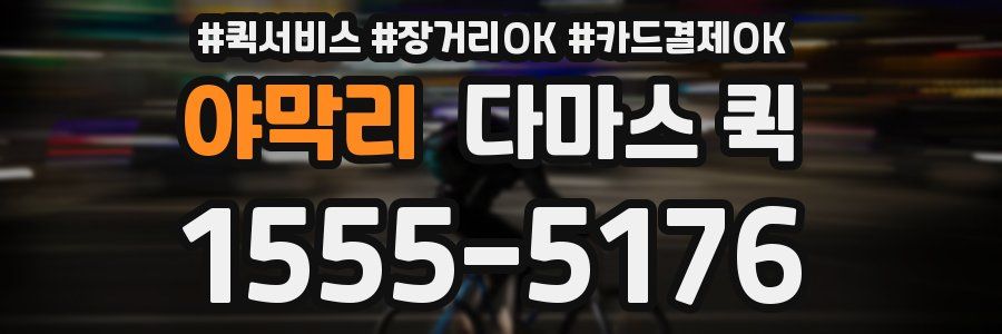 야막리 다마스 퀵