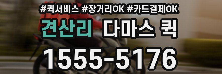 견산리 다마스 퀵