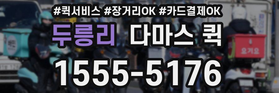 두릉리 다마스 퀵