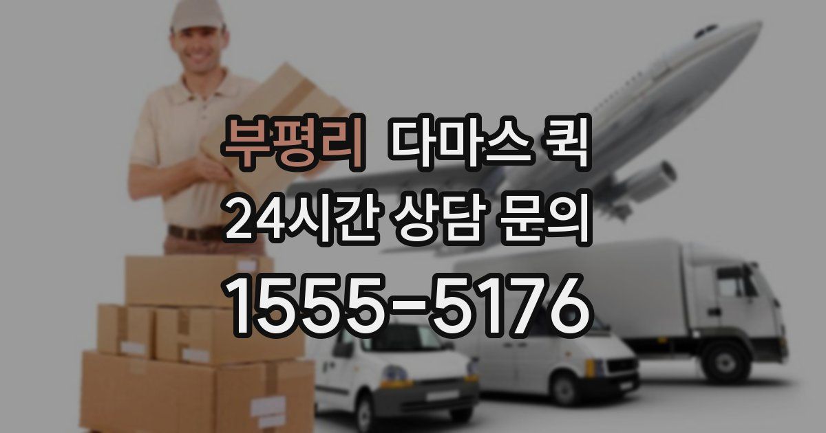 부평리 다마스 퀵