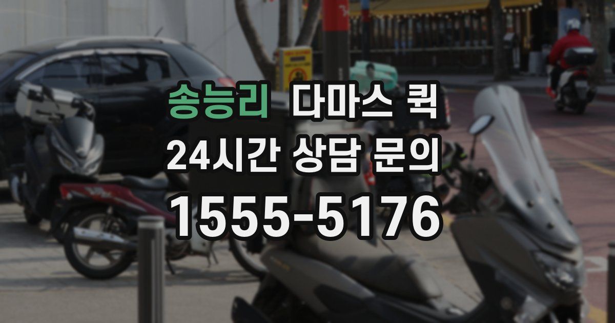 송능리 다마스 퀵