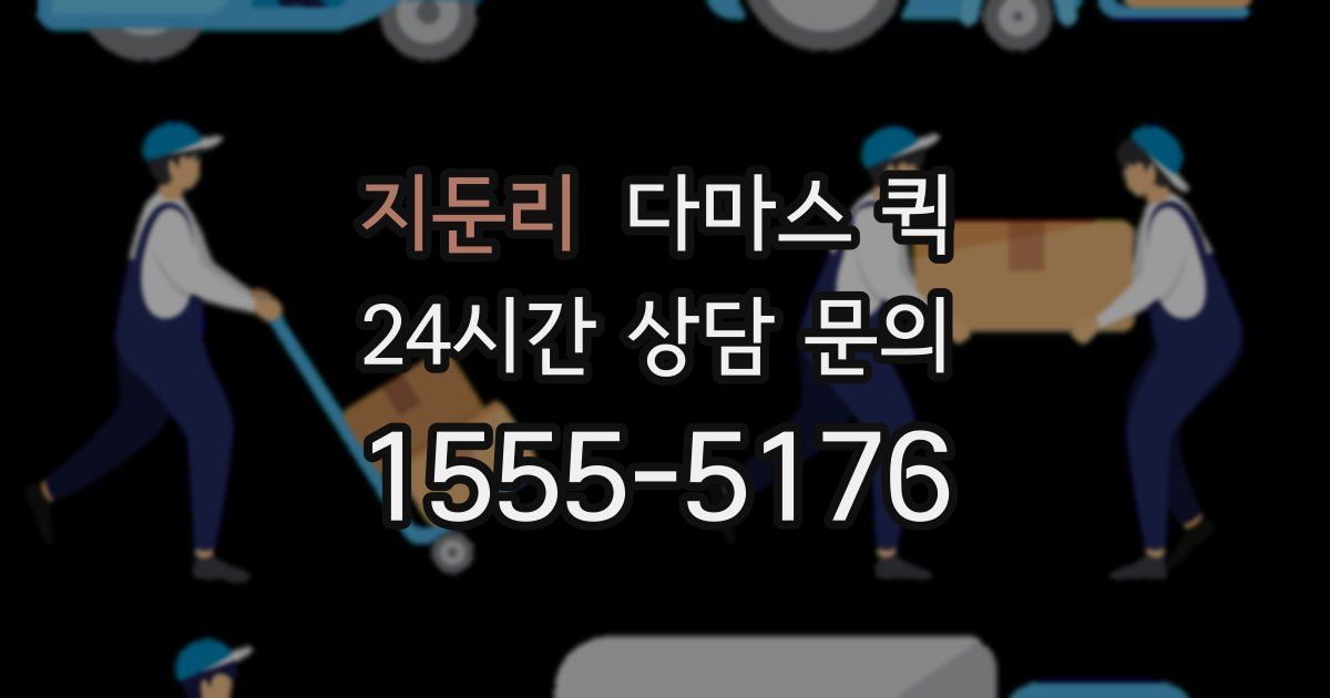 지둔리 다마스 퀵