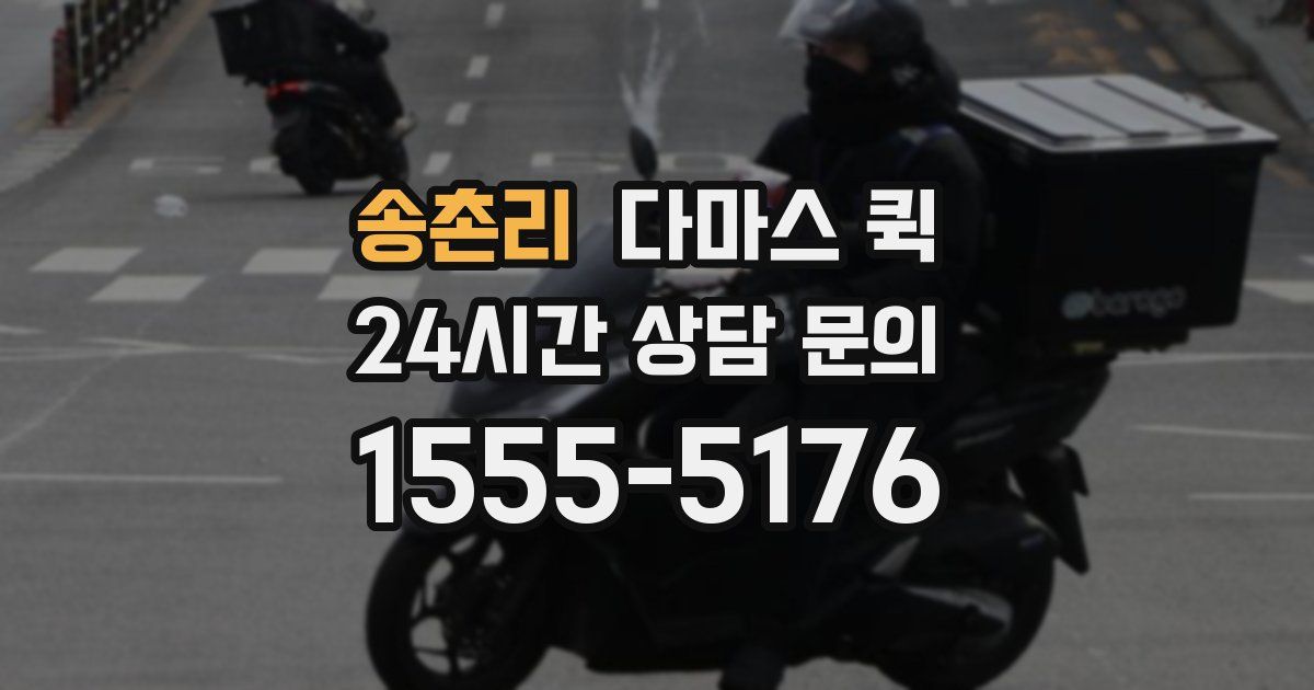 송촌리 다마스 퀵