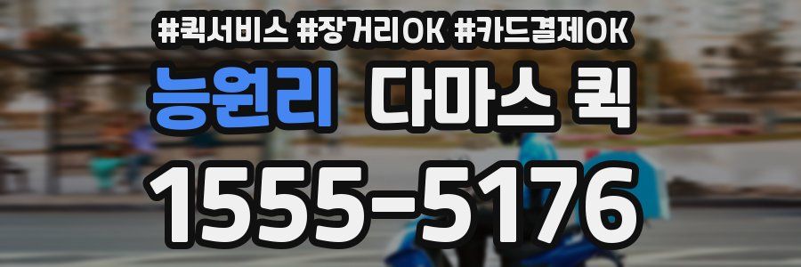 능원리 다마스 퀵