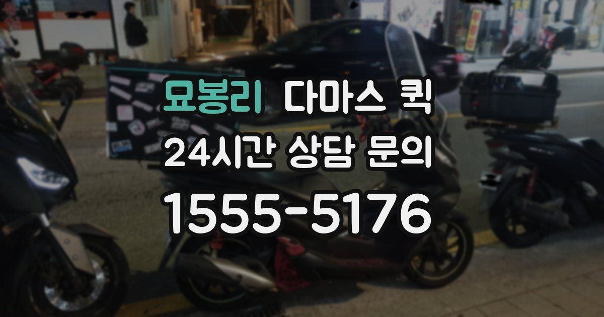 묘봉리 다마스 퀵