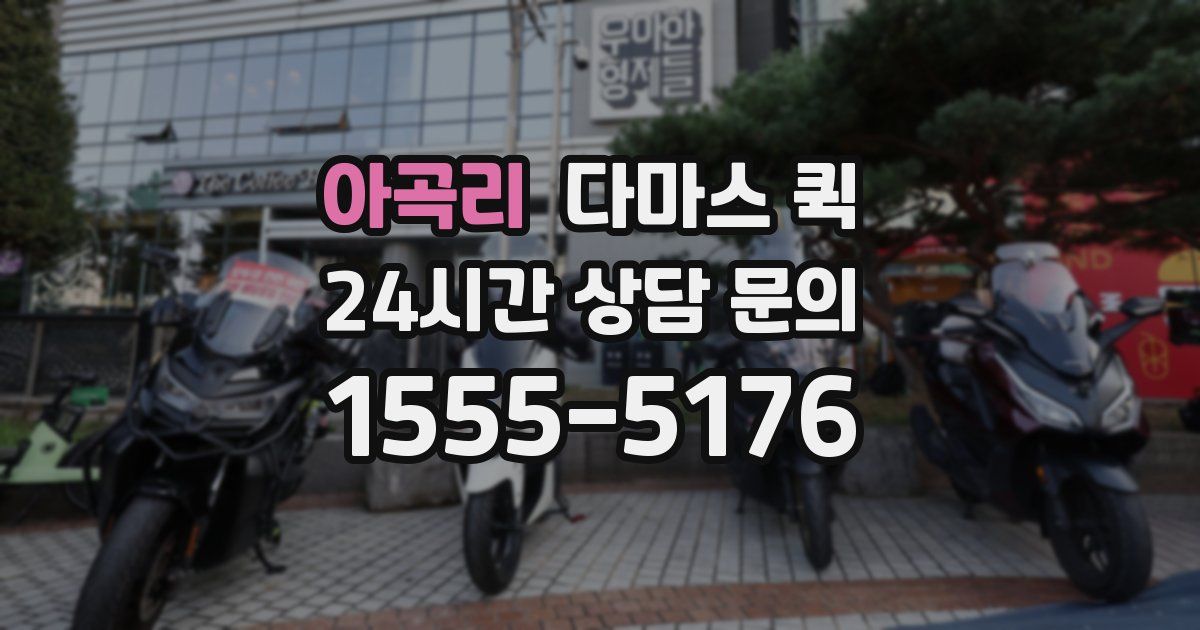 아곡리 다마스 퀵