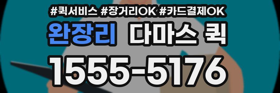 완장리 다마스 퀵