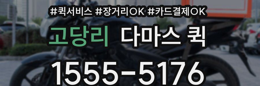 고당리 다마스 퀵