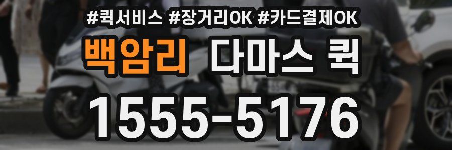 백암리 다마스 퀵