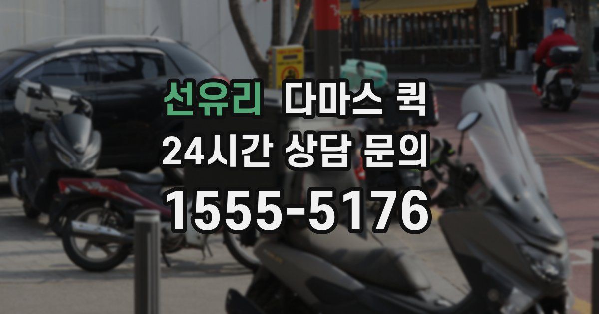 선유리 다마스 퀵