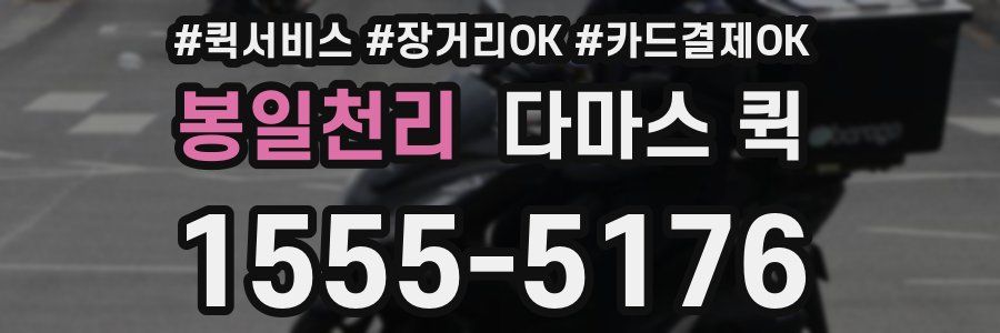 봉일천리 다마스 퀵